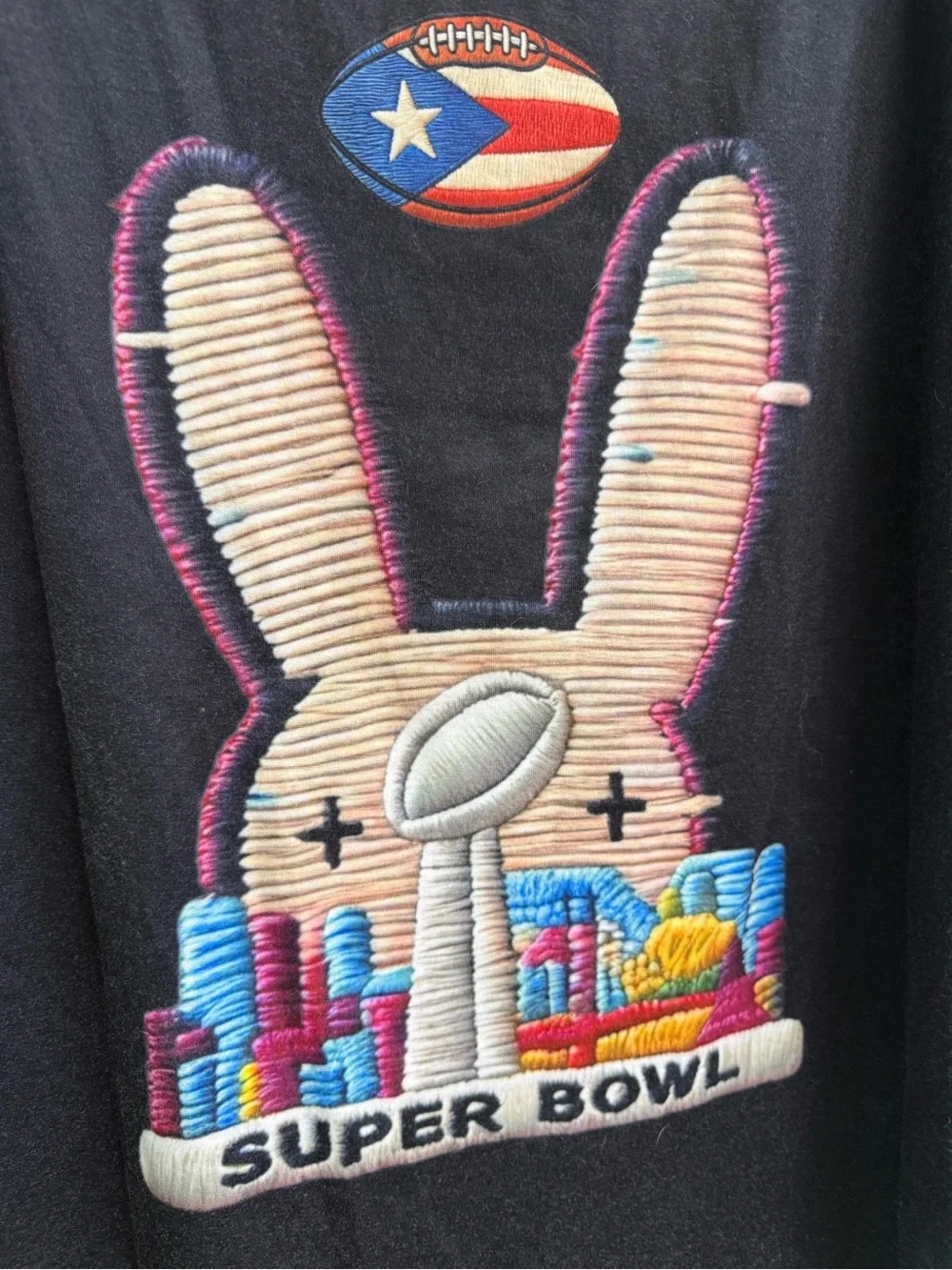 Bad Bunny Benito Bowl Super Bowl Jersey XL